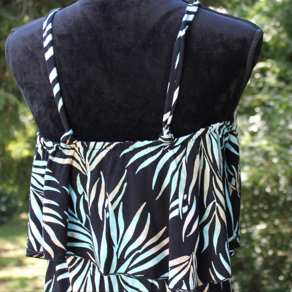 Santiki Adjustable Strap Ruffle Top Sun Dress S/P - Picture 7 of 8